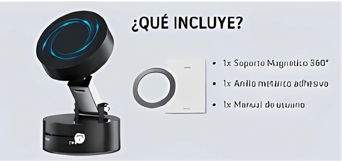 Soporte Magnetico Celular Al vacio