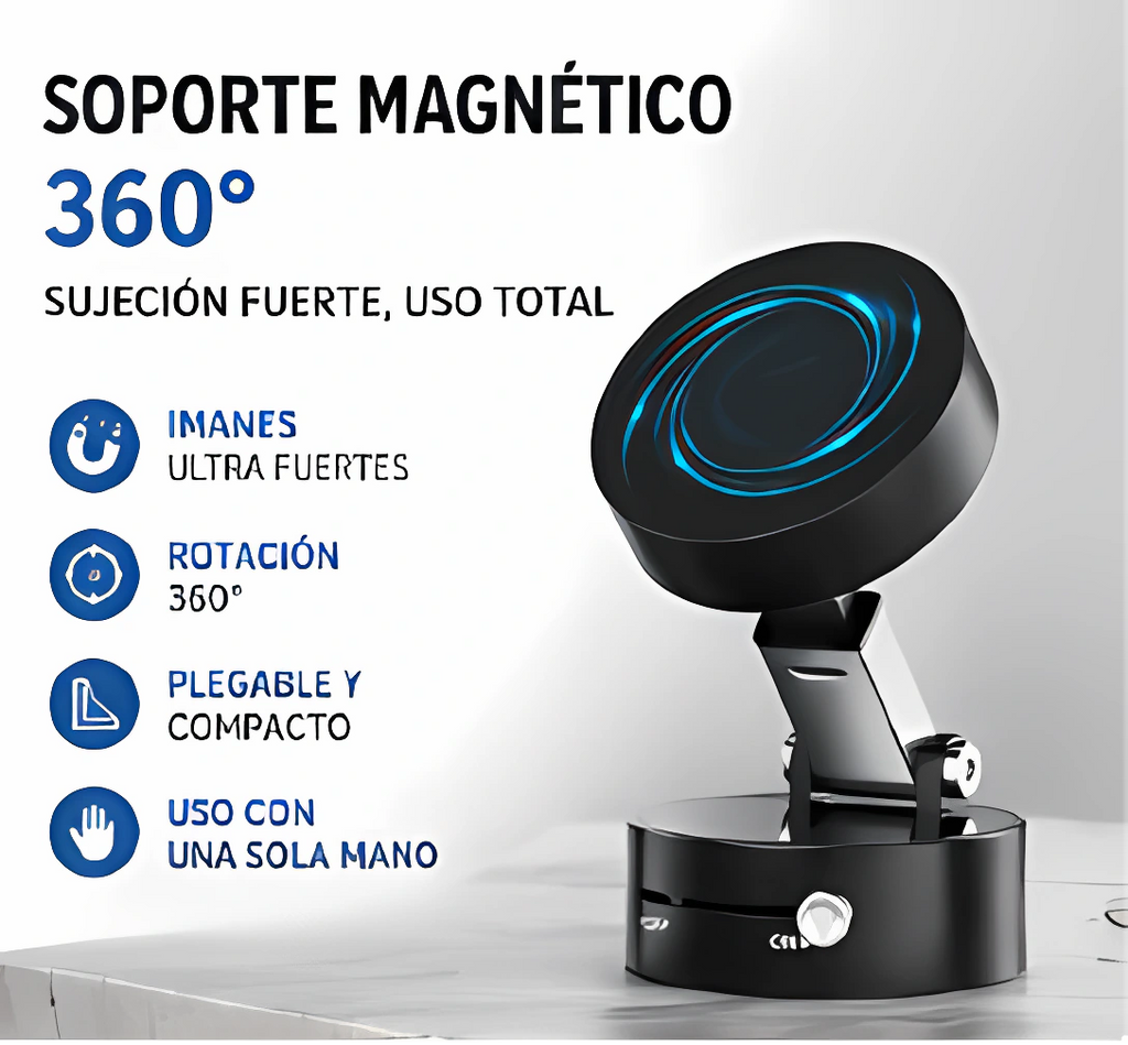 Soporte Magnetico Celular Al vacio
