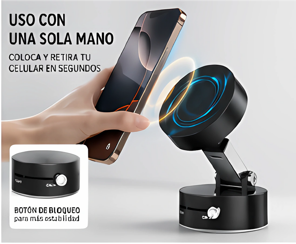 Soporte Magnetico Celular Al vacio