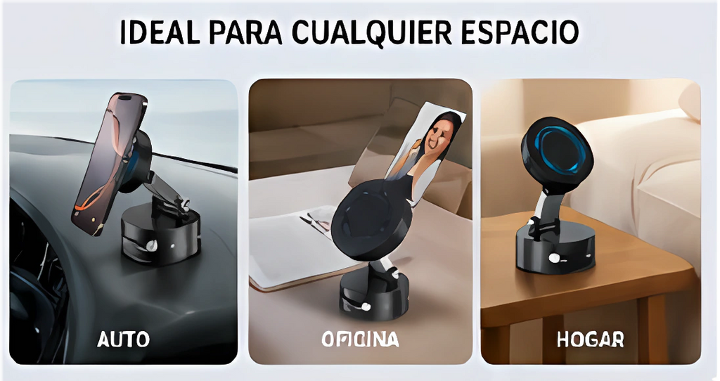 Soporte Magnetico Celular Al vacio