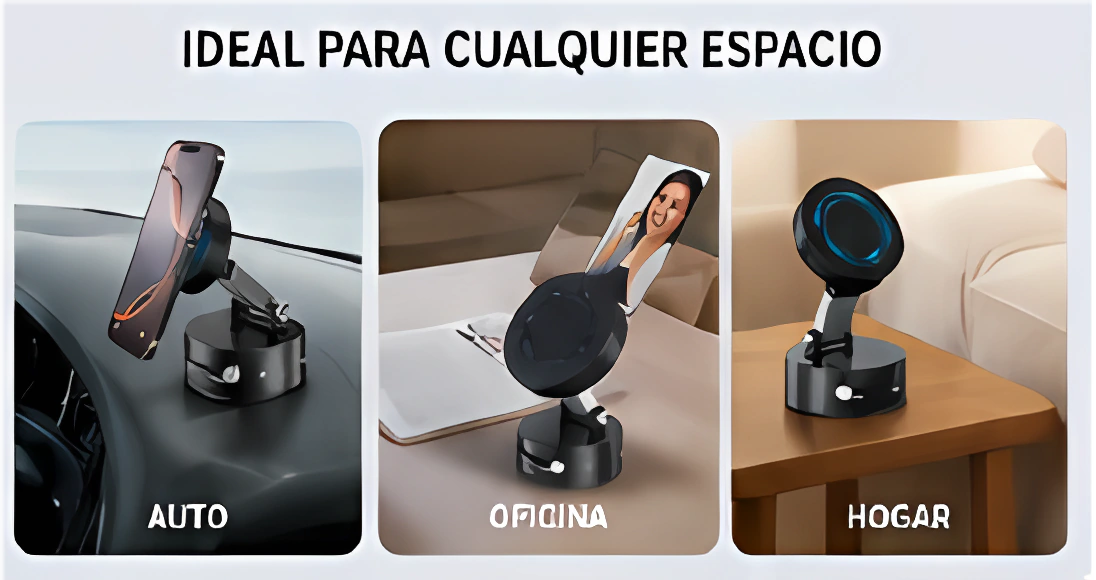 Soporte Magnetico Celular Al vacio